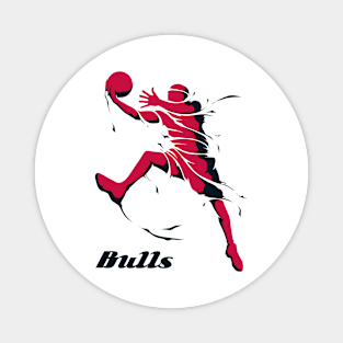 Chicago Bulls Fans - NBA T-Shirt Magnet